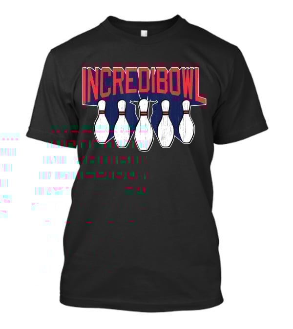 INCRIDIBOWL Expert Bowler Strike Bowling Pins T-Shirt