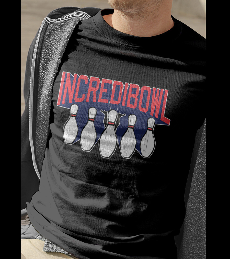 INCRIDIBOWL Expert Bowler Strike Bowling Pins T-Shirt