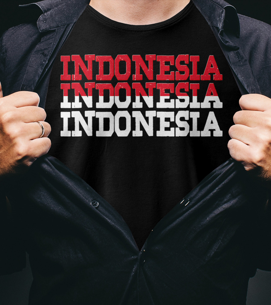 INDONESIA Indonesian Flag Lovers T-Shirt