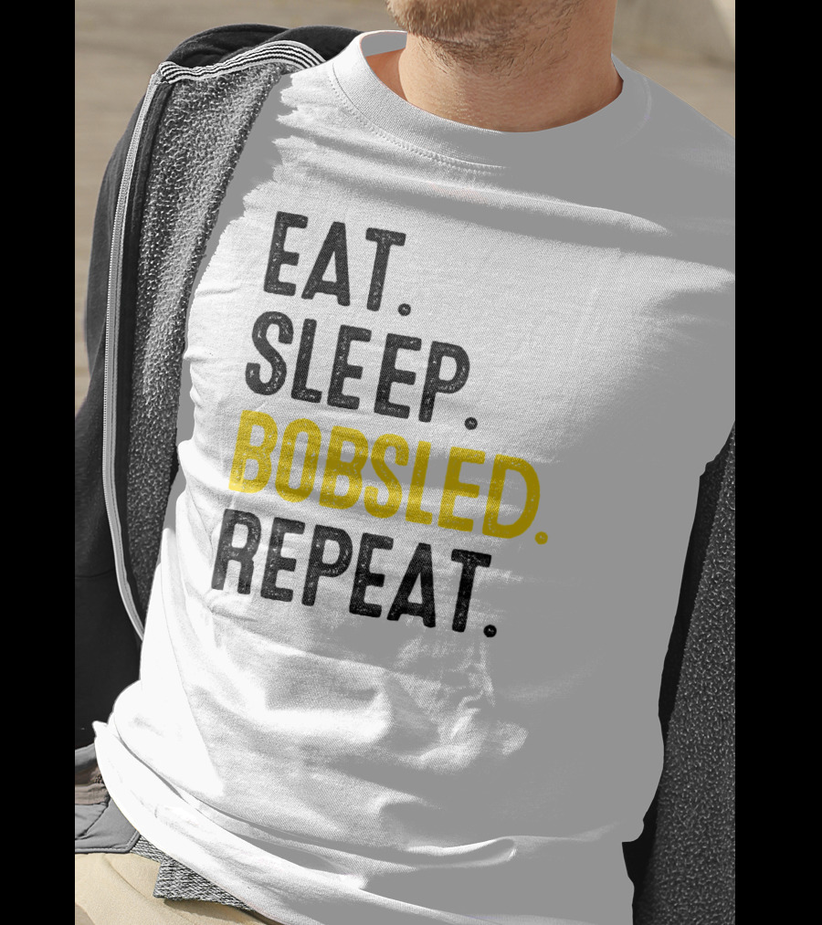 Eat Sleep Bobsled Repeat Jamaican Bobsled Team Bobsled Nov T-Shirt