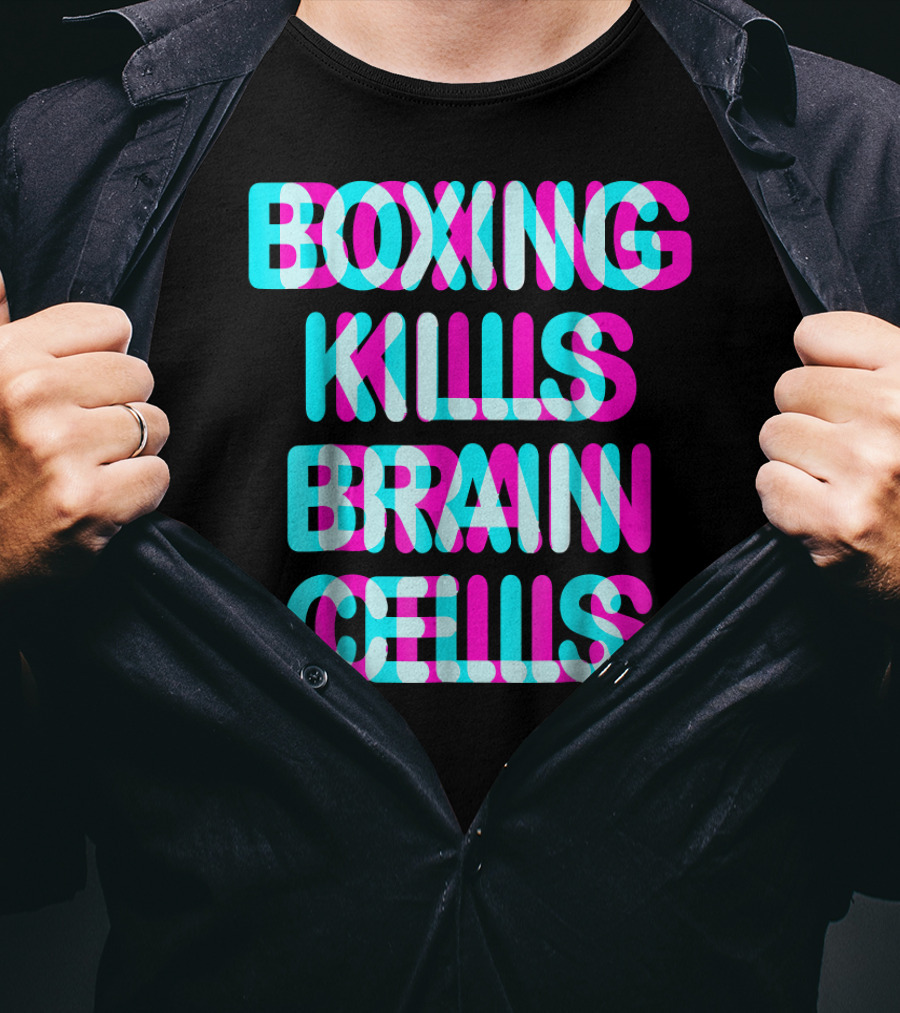 Boxing Kills Brain Cells Sparring T-Shirt
