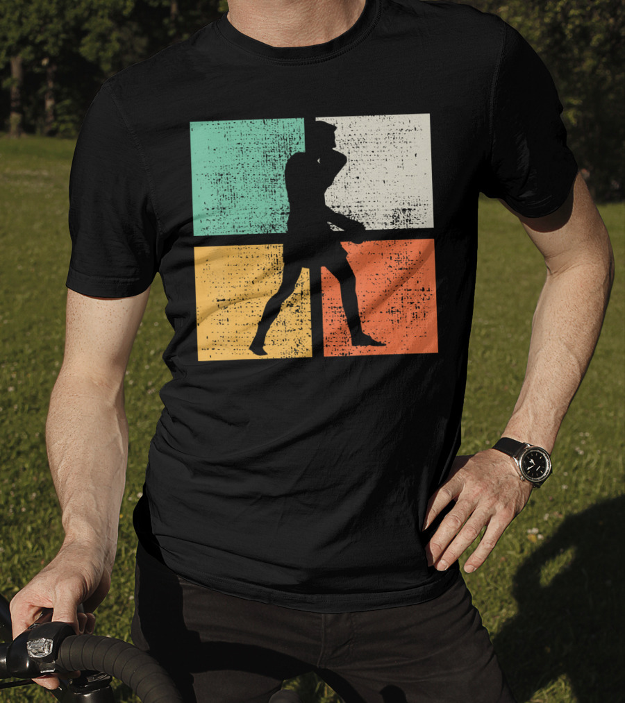 Vintage Boxing Boxer Silhouette Club T-Shirt