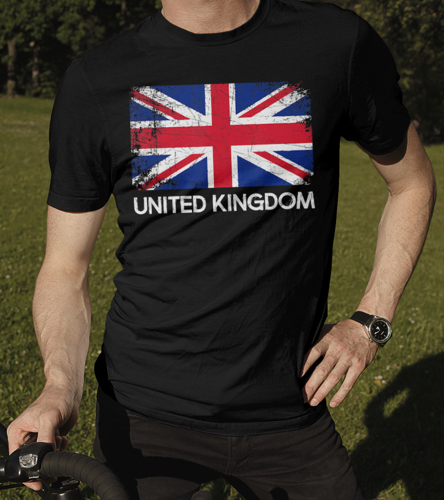 British Flag Vintage United Kingdom T-Shirt