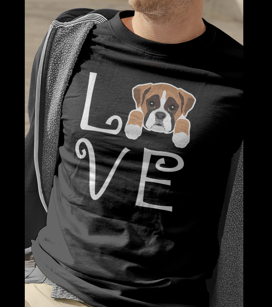 Boxer Puppy Love Dog Owner Boxer T-Shirt