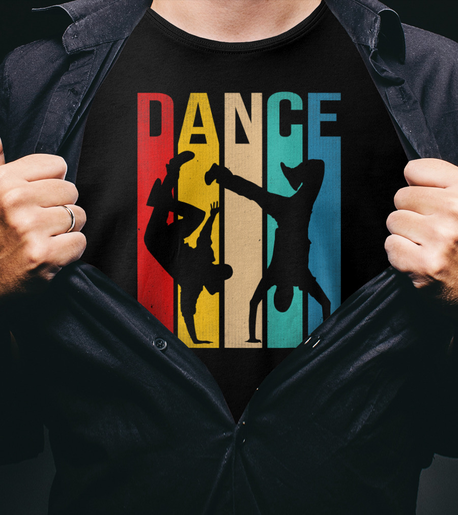 Breakdancing B Boy Dance Colorful T-Shirt
