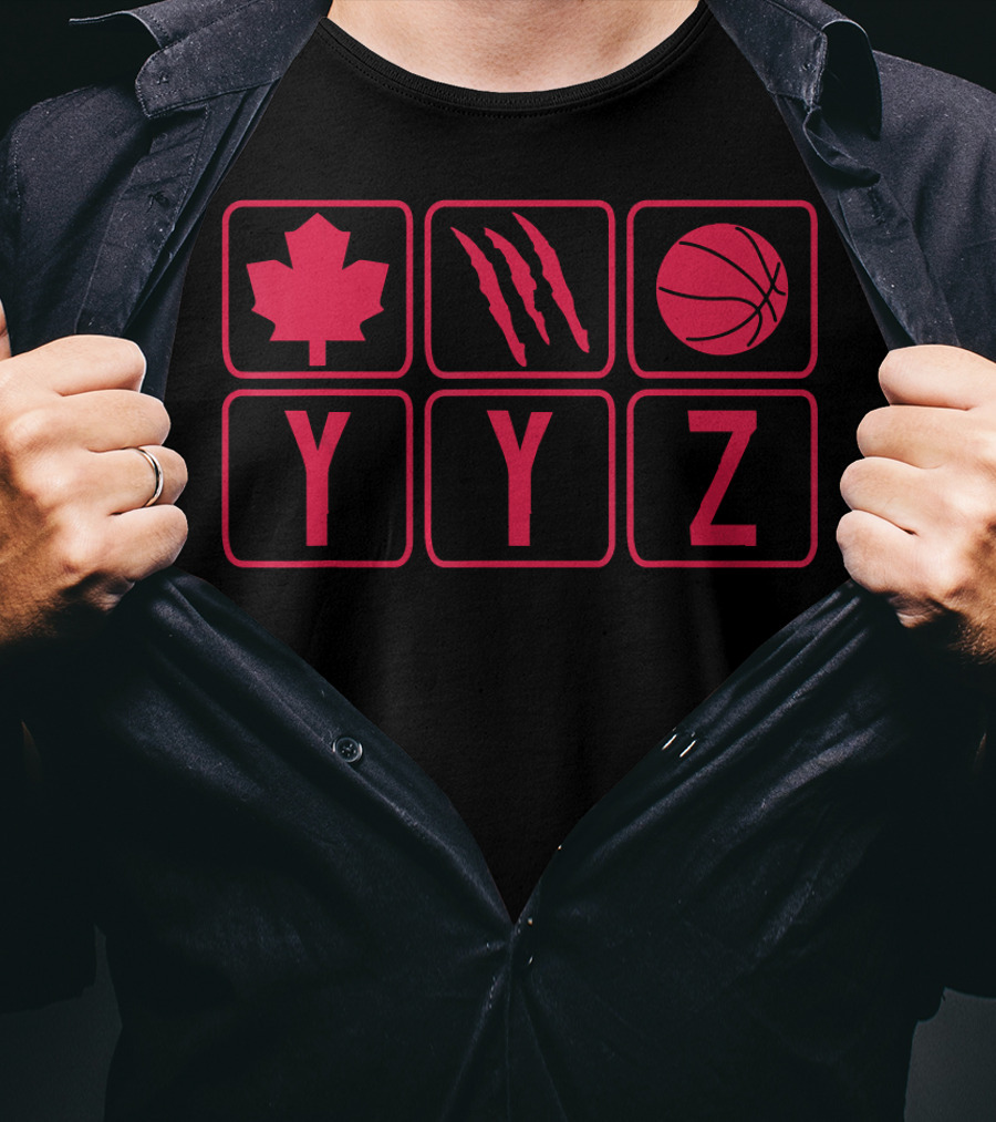 Canada's Team YYZ Basketball Raptors T-Shirt