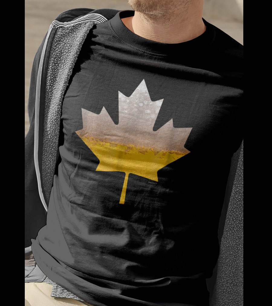 Canada Flag Brewmaster Craft Beer Maple Leaf T-Shirt