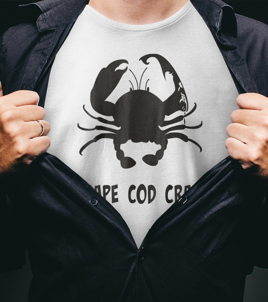 Cape Cod Crab Black T-Shirt