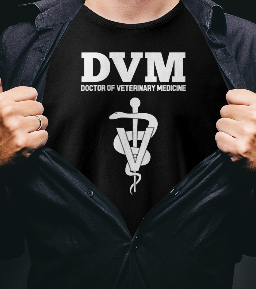DVM Doctor Of Veterinary Medicine Caduceus T-Shirt
