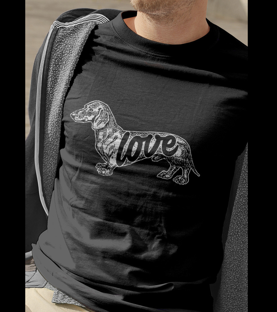 Dog Breeder Idea Dachshund Love T-Shirt