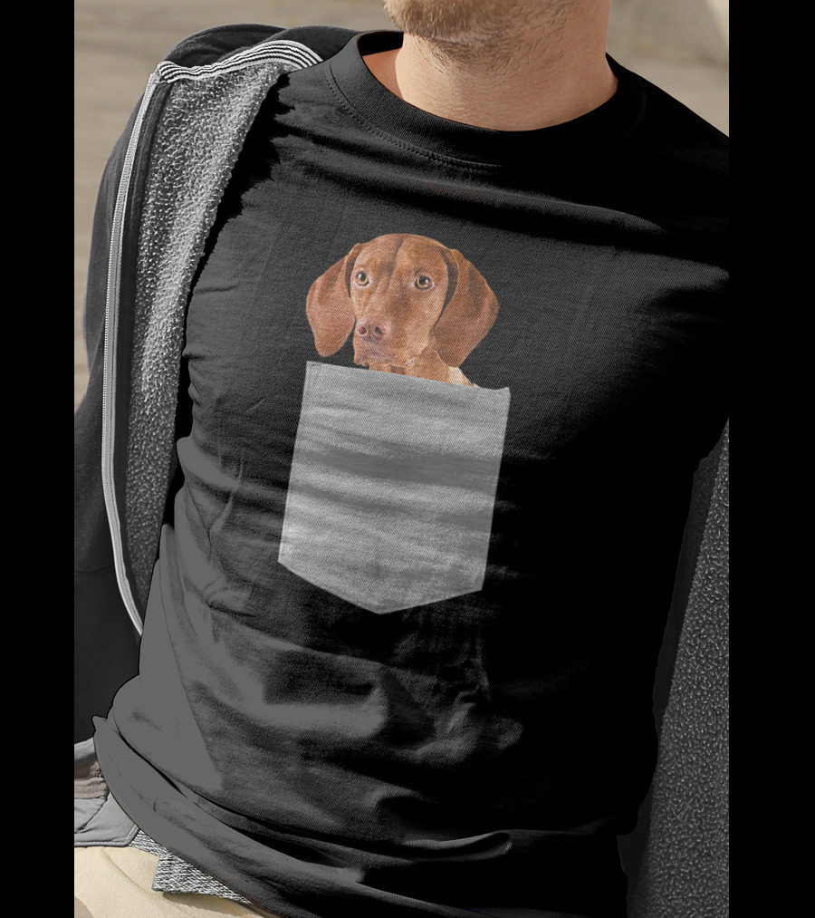 Dog In Your Pocket Vizsla Companion T-Shirt