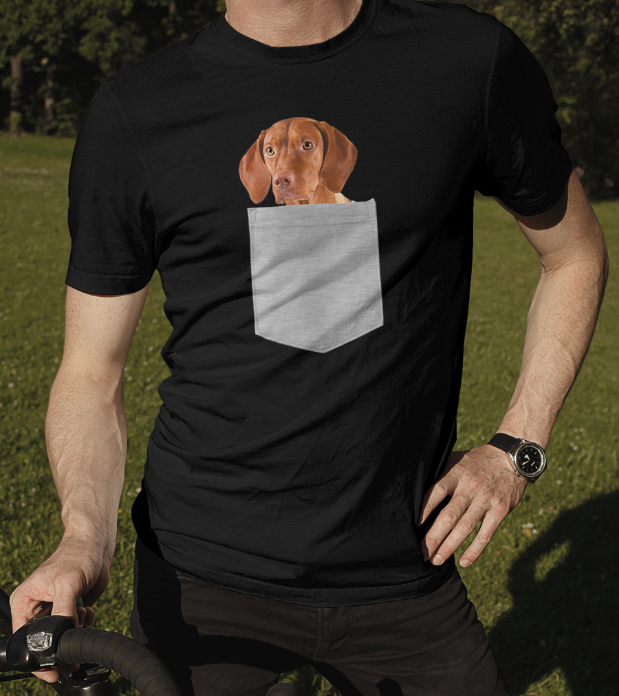 Dog In Your Pocket Vizsla Companion T-Shirt