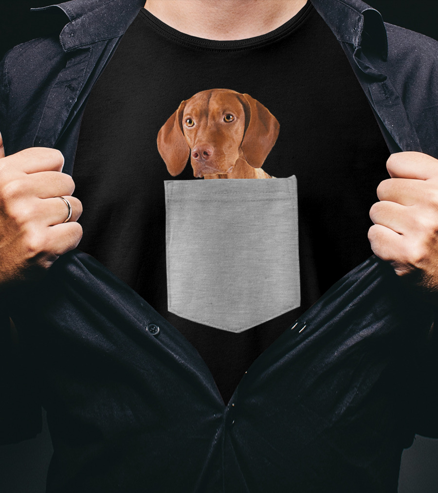 Dog In Your Pocket Vizsla Companion T-Shirt
