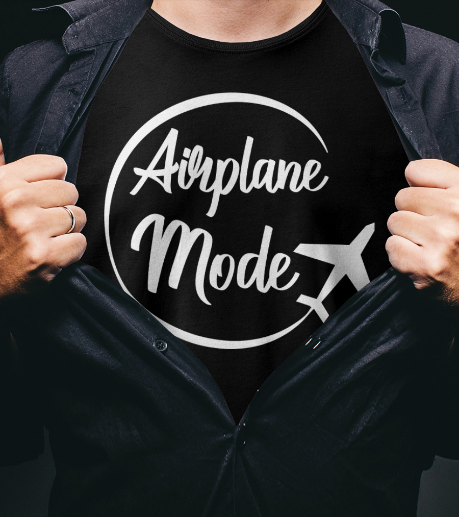 Airplane Mode Travel Vacation Getaway Essentials T-Shirt