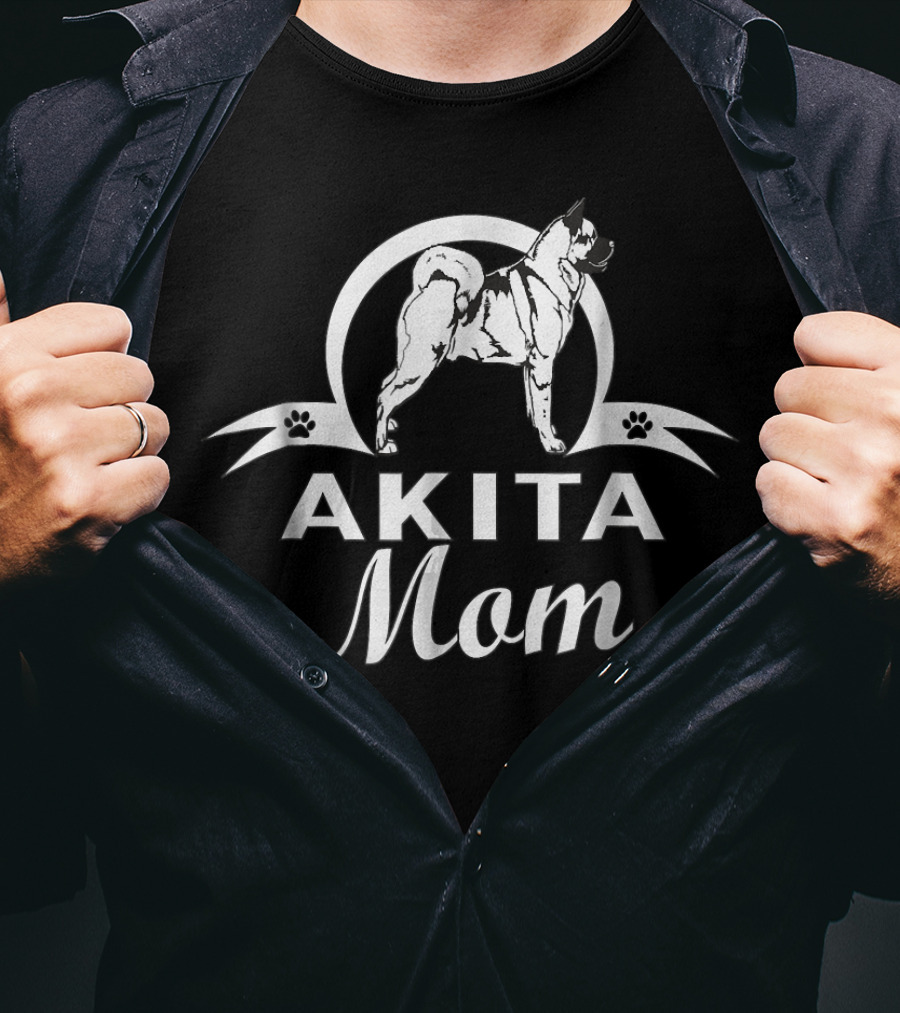 Akita Mom Dog Owner T-Shirt