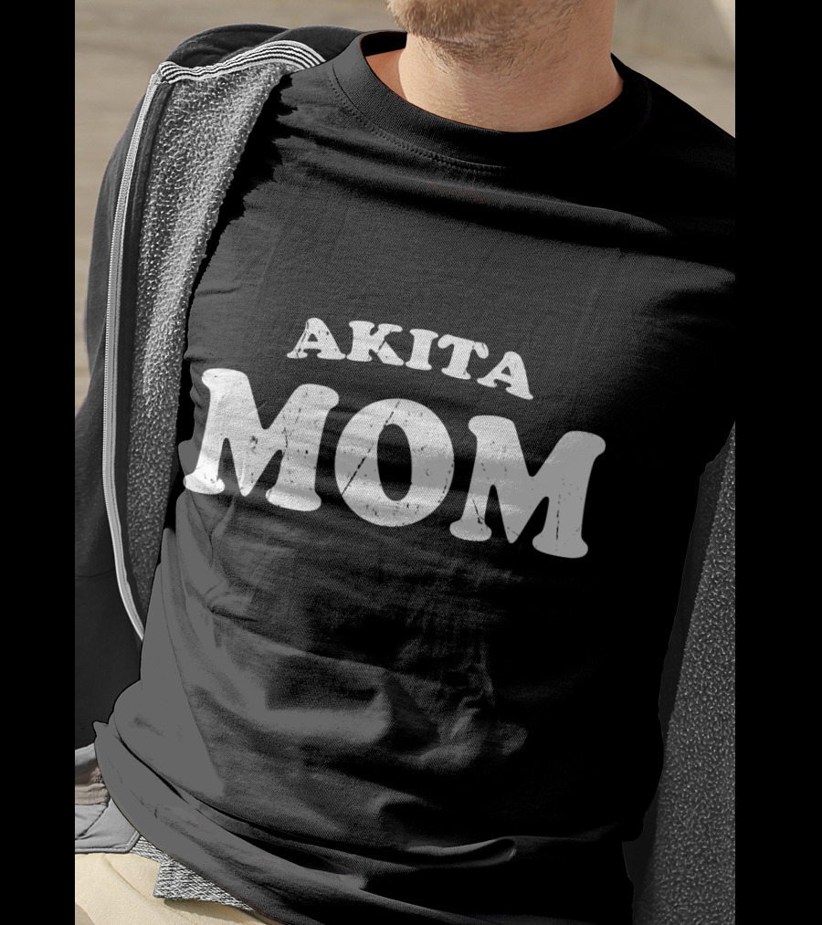 Akita Mom Dog Mother Cute Pet T-Shirt