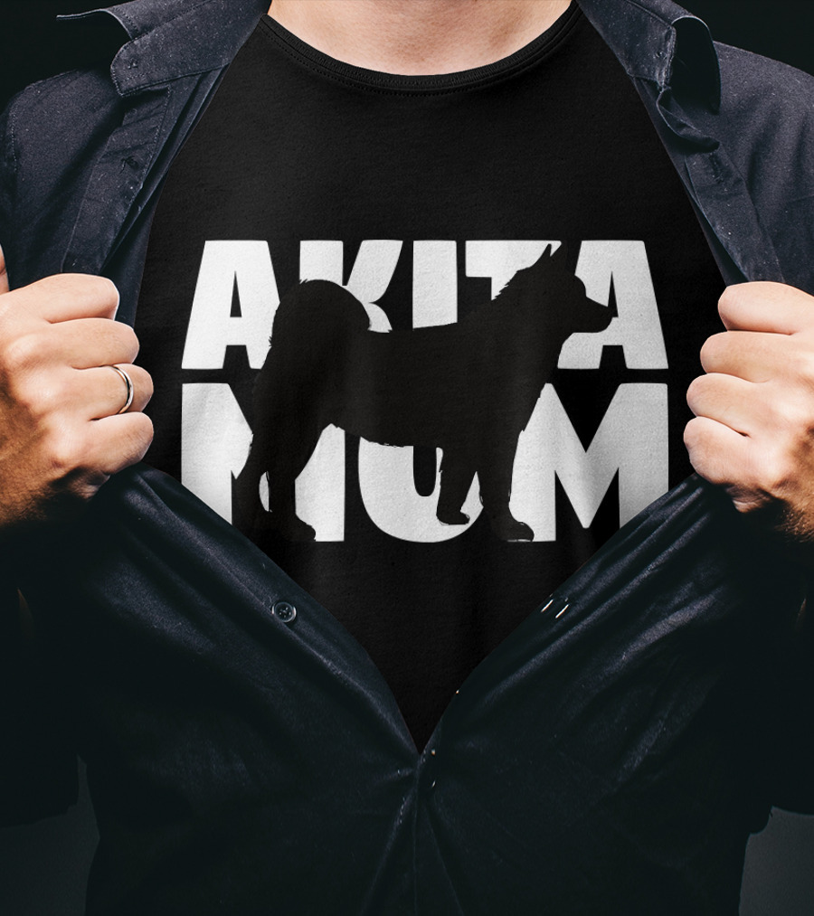 Akita Mom Akita Dog T-Shirt