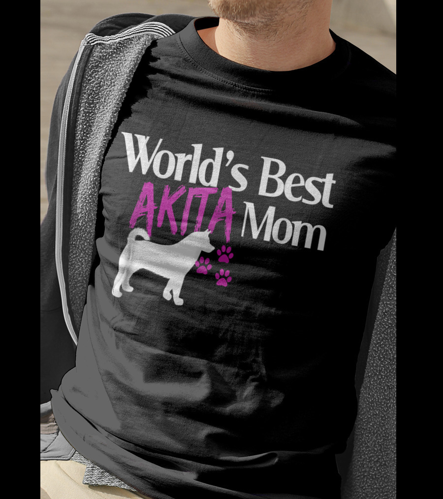 World's Best Akita Mom T-Shirt
