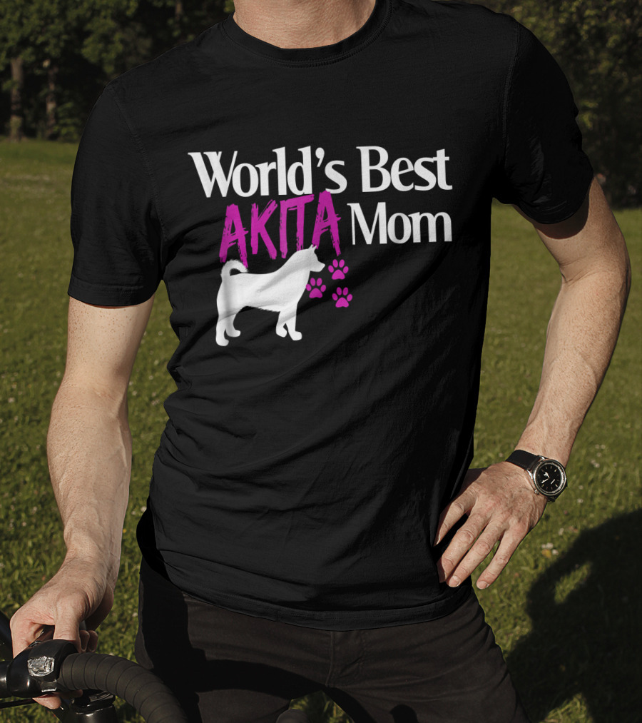 World's Best Akita Mom T-Shirt