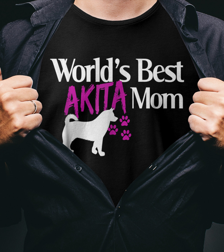 World's Best Akita Mom T-Shirt