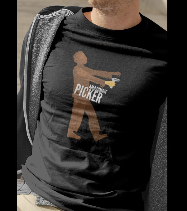 Amazombie Picker Outbound Walking Coffee Cup T-Shirt