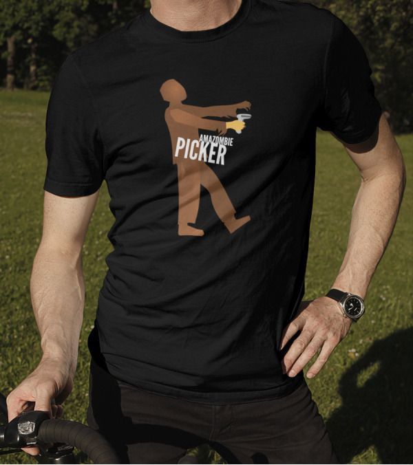 Amazombie Picker Outbound Walking Coffee Cup T-Shirt
