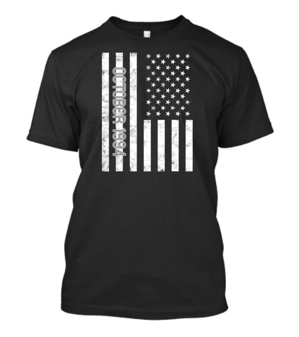 American Flag October 1994 Star Stripes Birthday T-Shirt