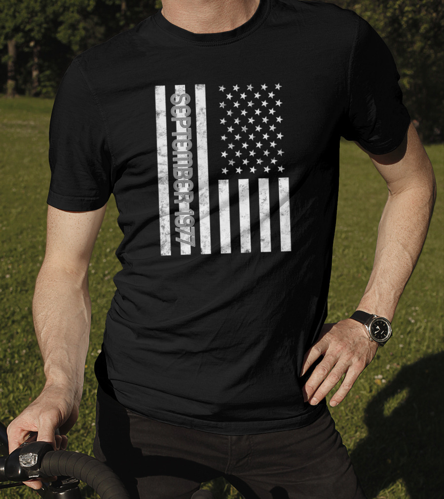 September 1977 American Flag T-Shirt