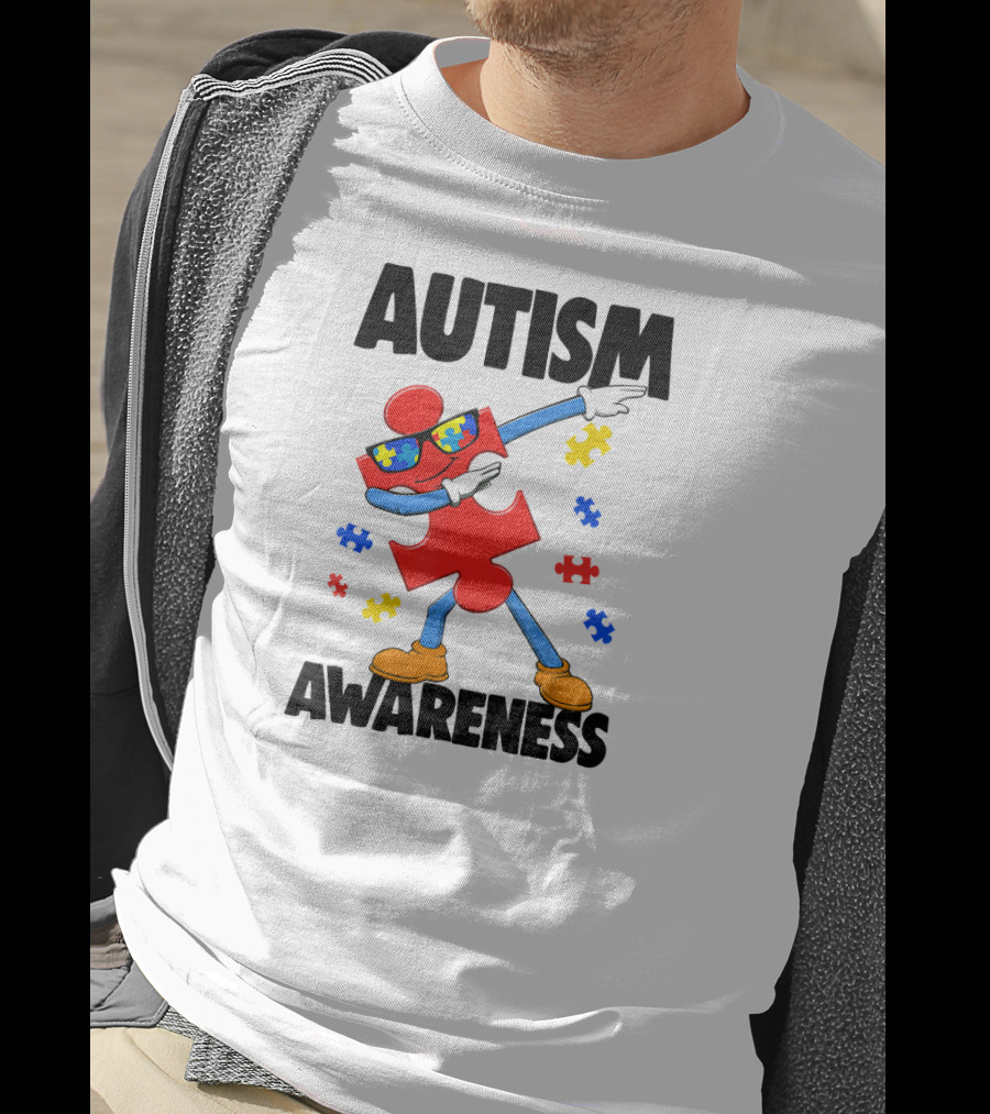 Autism Awareness Puzzle Piece Dance T-Shirt