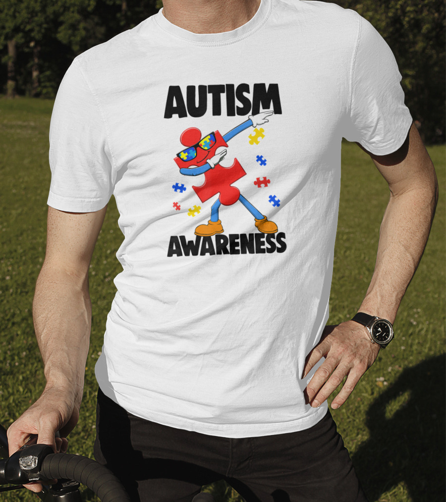 Autism Awareness Puzzle Piece Dance T-Shirt
