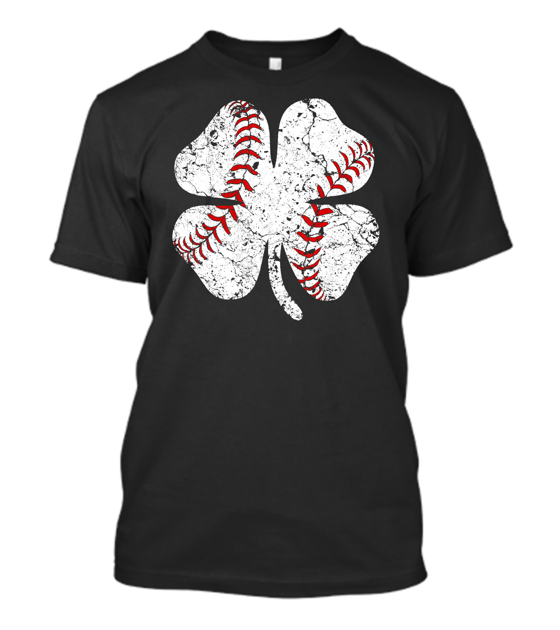 Lucky Baseball Clover T-Shirt