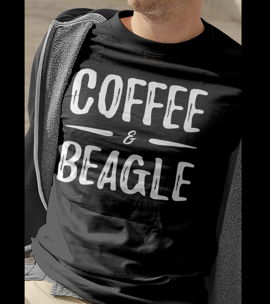 Coffee And Beagle Funny Dog Mom T-Shirt