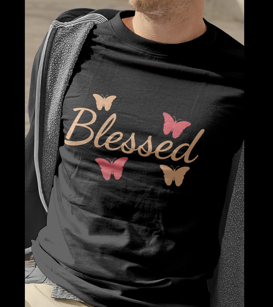 Blessed With Beautiful Butterflies T-Shirt