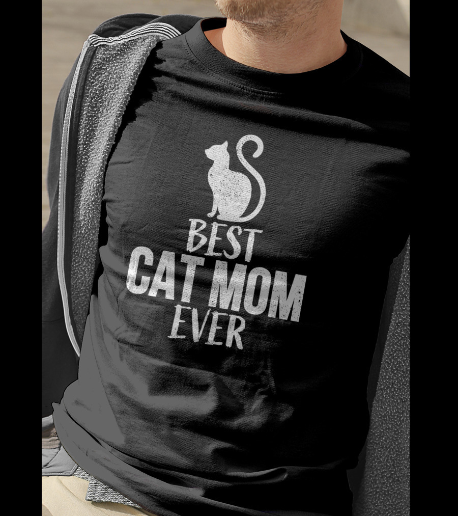 Best Cat Mom Ever Cat T-Shirt