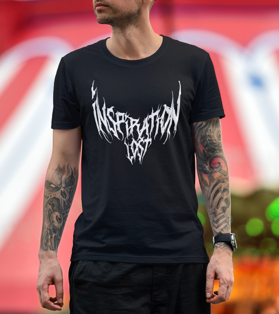 Inspiration Lost Big White Logo Swe T-Shirt