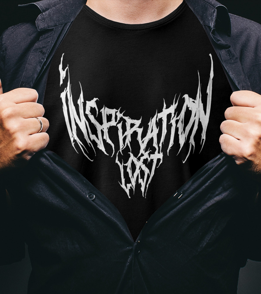 Inspiration Lost Big White Logo Swe T-Shirt