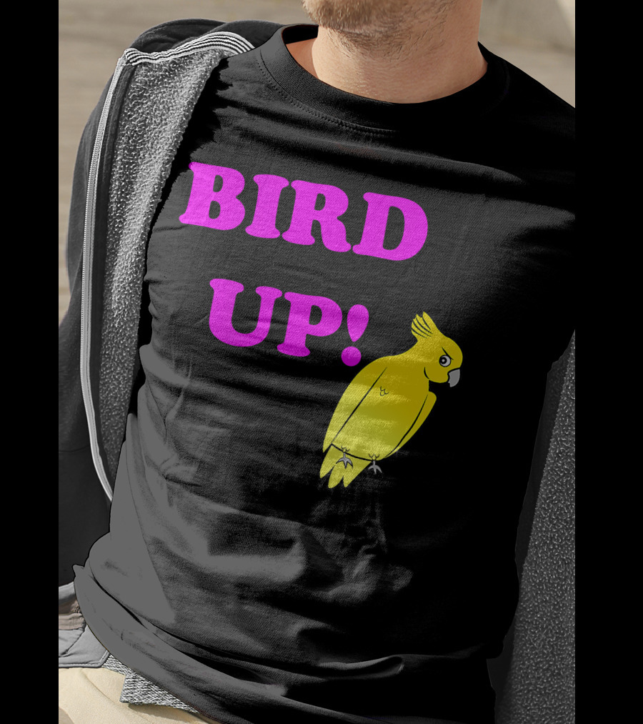 BIRD UP Yellow Parrot T-Shirt