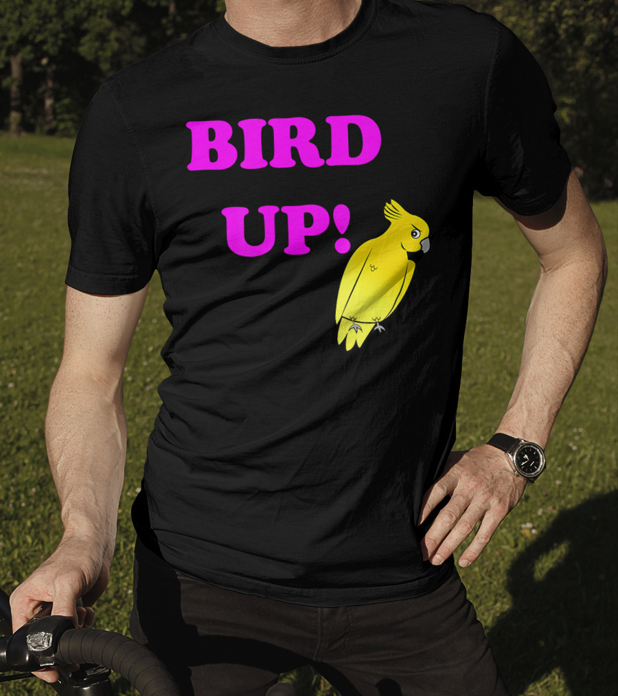 BIRD UP Yellow Parrot T-Shirt
