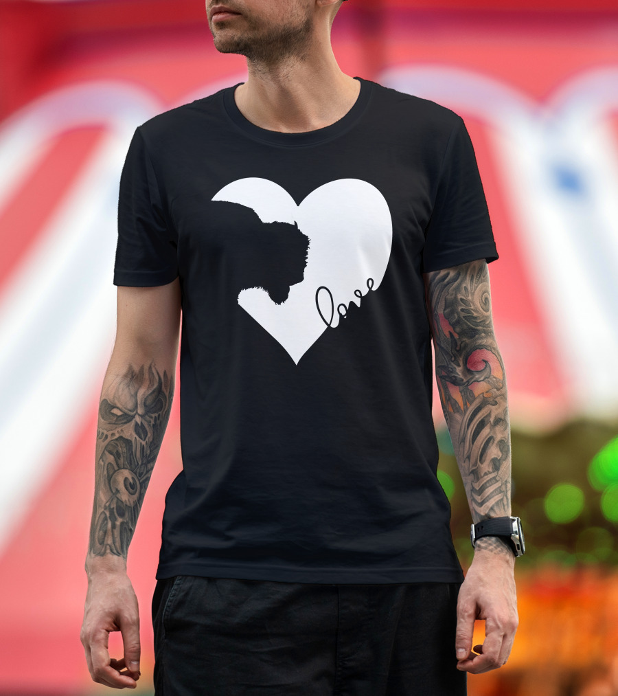 Bison Love Heart T-Shirt