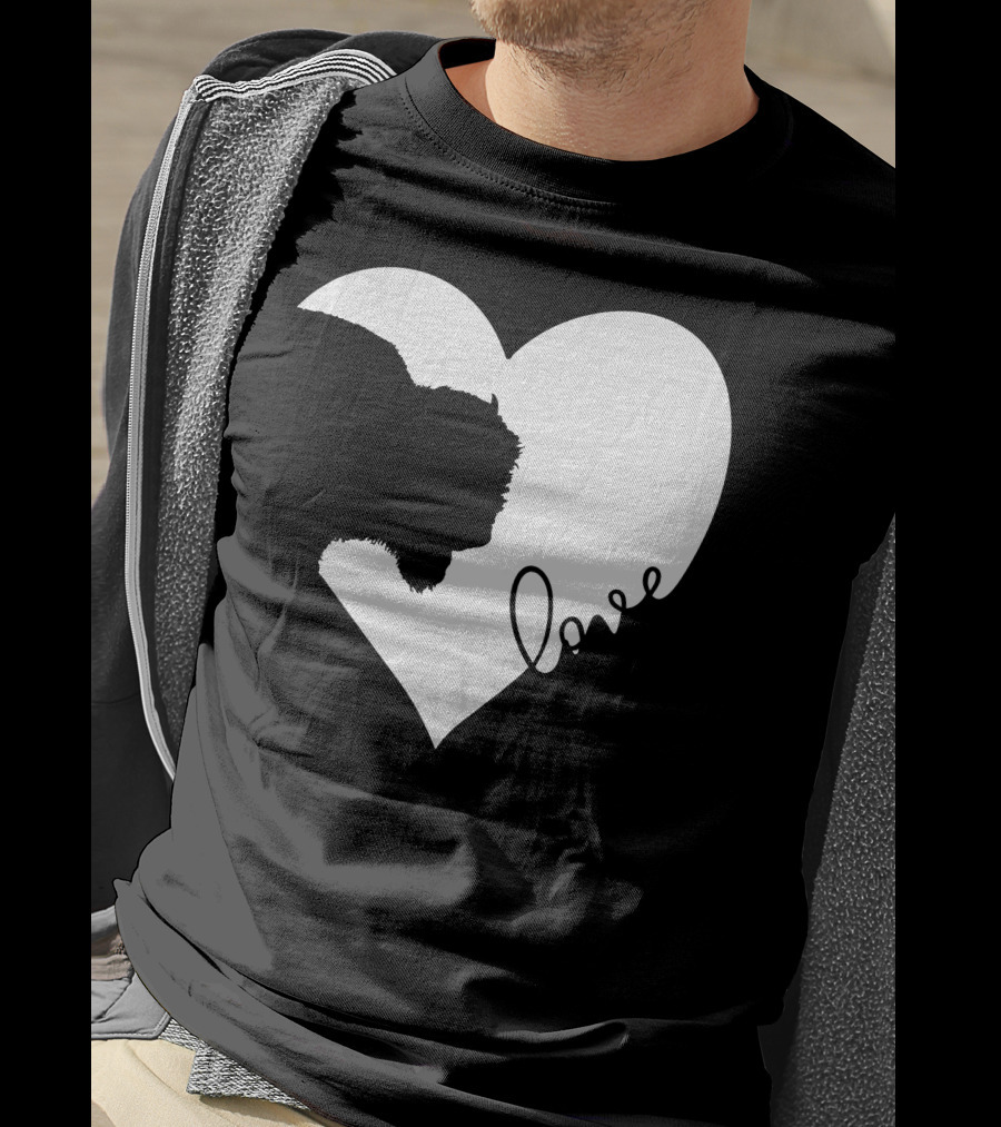 Bison Love Heart T-Shirt