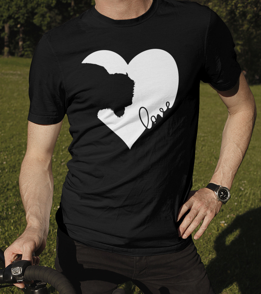 Bison Love Heart T-Shirt