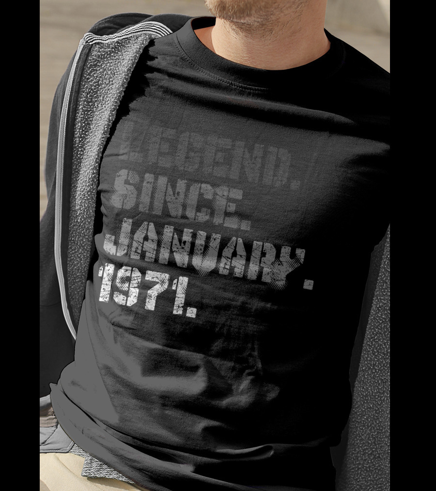 Legend Since January 1971 T-Shirt