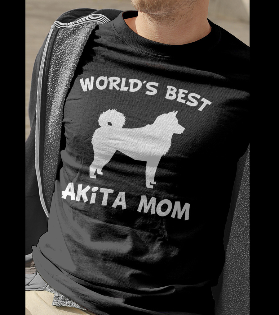 World's Best Akita Mom Dog Owner T-Shirt
