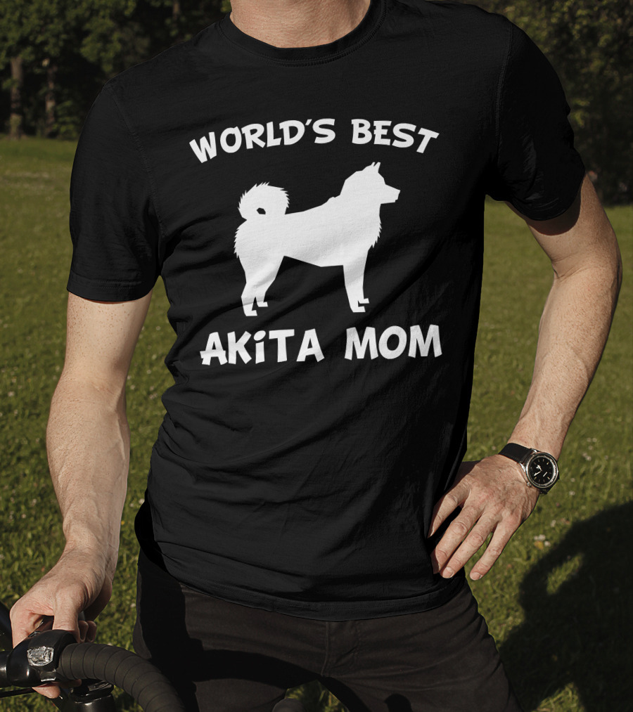 World's Best Akita Mom Dog Owner T-Shirt