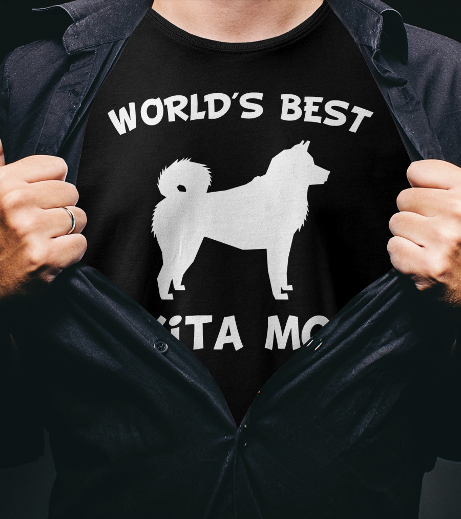 World's Best Akita Mom Dog Owner T-Shirt