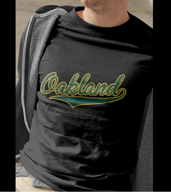 Oakland Baseball Script T-Shirt