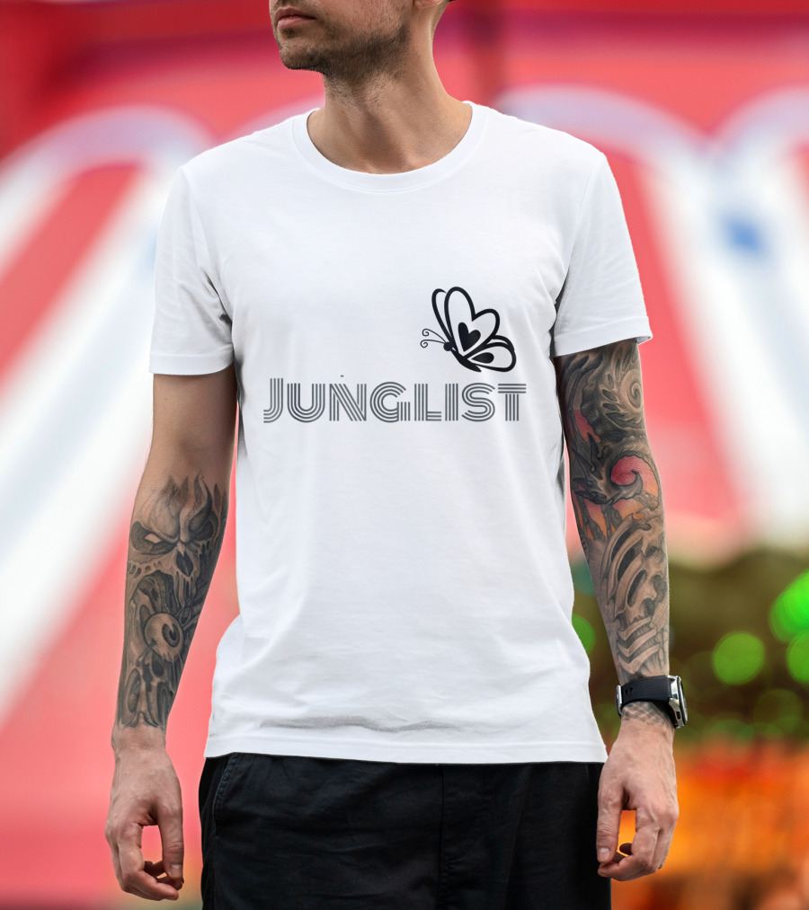 Junglist Butterfly Movement Drum Junglist T-Shirt