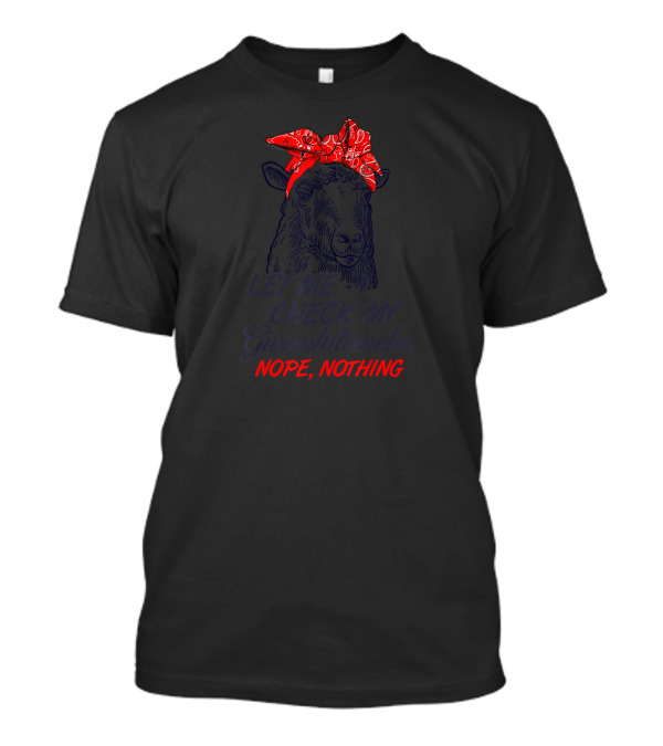 LET ME CHECK MY GIVEASHITOMETER NOPE NOTHING SHEEP RED BANDANA T-Shirt
