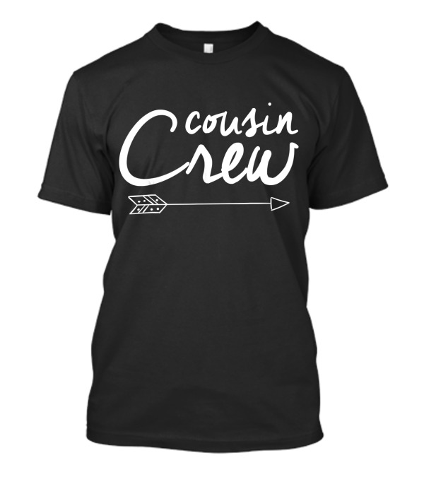 Cousin Crew Arrow Typography Matching Group T-Shirt