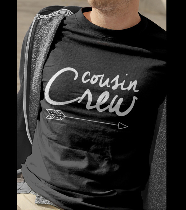 Cousin Crew Arrow Typography Matching Group T-Shirt